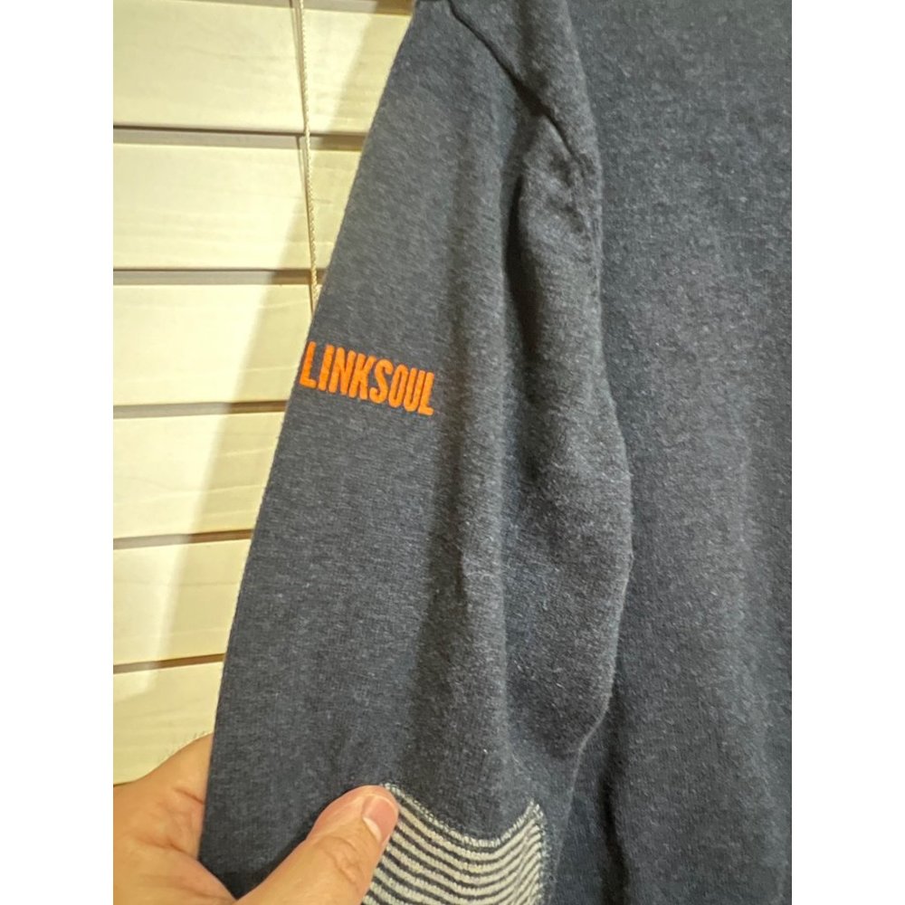 Linksoul Pepperdine University Navy Cotton Cashmere Crewneck Sweater Mens Medium - Picture 5 of 5